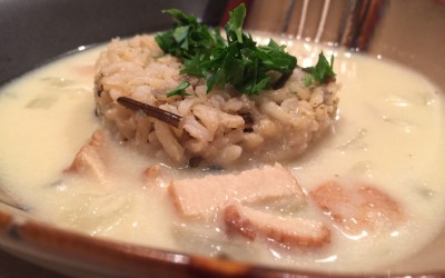 Heritage Creamy Chick’n & Wild Rice Soup
